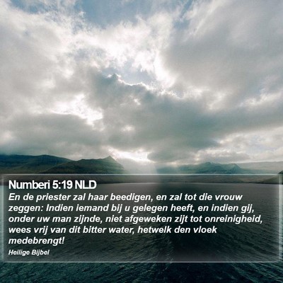 Numberi 5:19 NLD Bible Verse Image