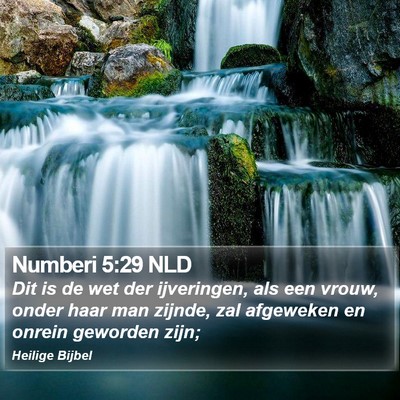 Numberi 5:29 NLD Bible Verse Image