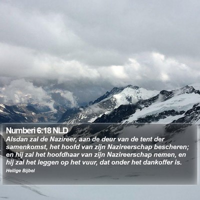 Numberi 6:18 NLD Bible Verse Image