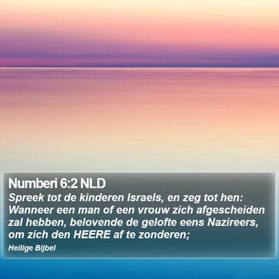 Numberi 6:2 NLD Bible Verse Image