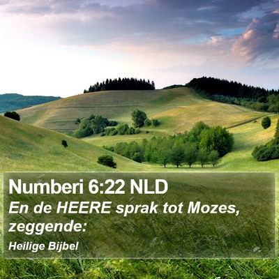Numberi 6:22 NLD Bible Verse Image