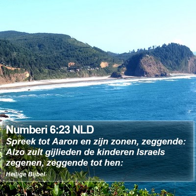 Numberi 6:23 NLD Bible Verse Image