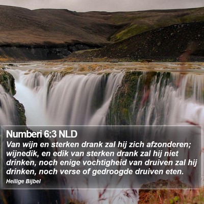 Numberi 6:3 NLD Bible Verse Image