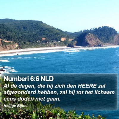 Numberi 6:6 NLD Bible Verse Image