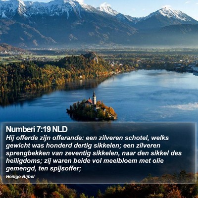 Numberi 7:19 NLD Bible Verse Image