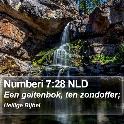 Numberi 7:28 NLD Bible Verse Image