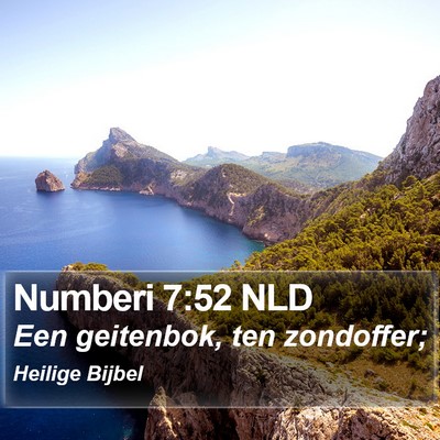 Numberi 7:52 NLD Bible Verse Image