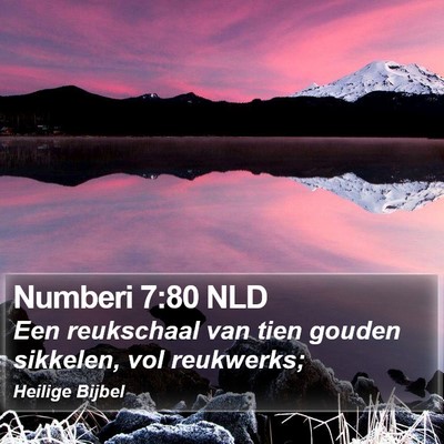 Numberi 7:80 NLD Bible Verse Image