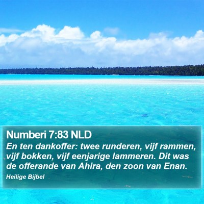 Numberi 7:83 NLD Bible Verse Image