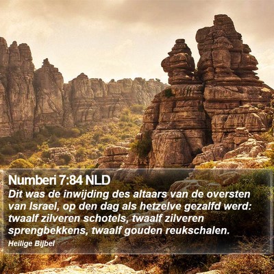 Numberi 7:84 NLD Bible Verse Image