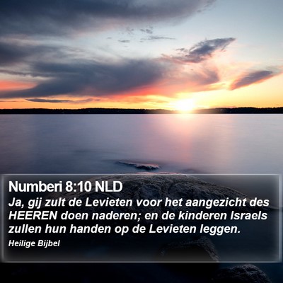 Numberi 8:10 NLD Bible Verse Image