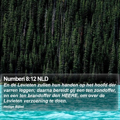 Numberi 8:12 NLD Bible Verse Image