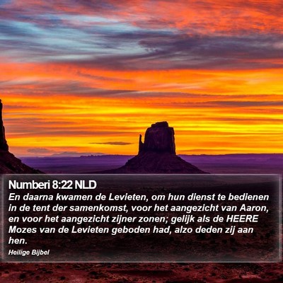 Numberi 8:22 NLD Bible Verse Image