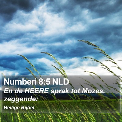 Numberi 8:5 NLD Bible Verse Image