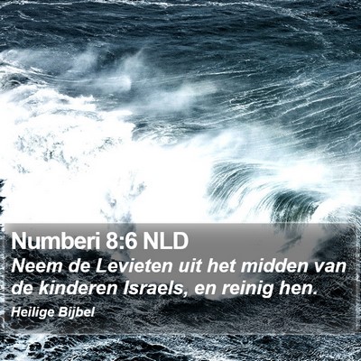 Numberi 8:6 NLD Bible Verse Image