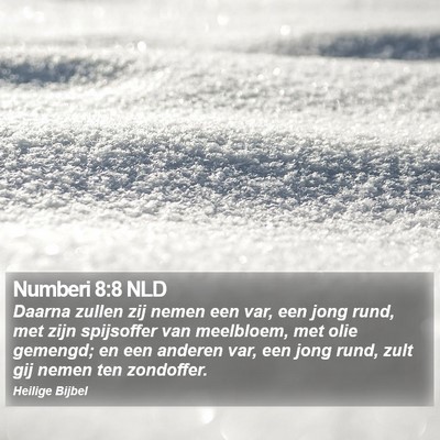 Numberi 8:8 NLD Bible Verse Image