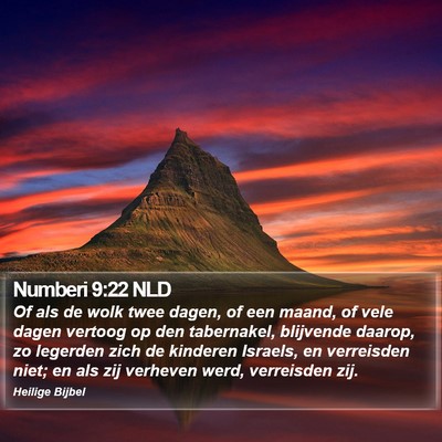 Numberi 9:22 NLD Bible Verse Image