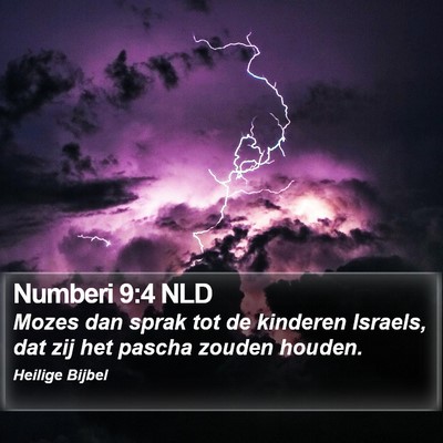 Numberi 9:4 NLD Bible Verse Image