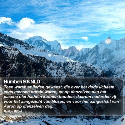 Numberi 9:6 NLD Bible Verse Image