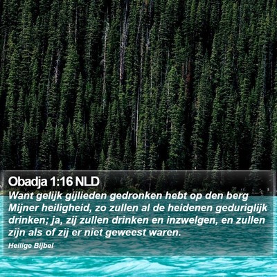 Obadja 1:16 NLD Bible Verse Image