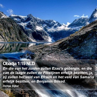 Obadja 1:19 NLD Bible Verse Image