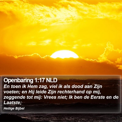 Openbaring 1:17 NLD Bible Verse Image