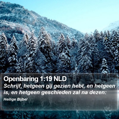 Openbaring 1:19 NLD Bible Verse Image