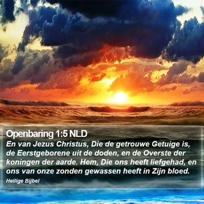 Openbaring 1:5 NLD Bible Verse Image