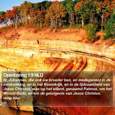 Openbaring 1:9 NLD Bible Verse Image