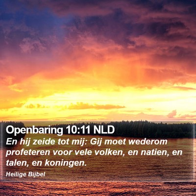Openbaring 10:11 NLD Bible Verse Image