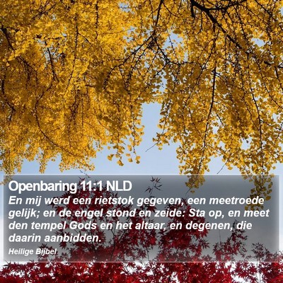 Openbaring 11:1 NLD Bible Verse Image