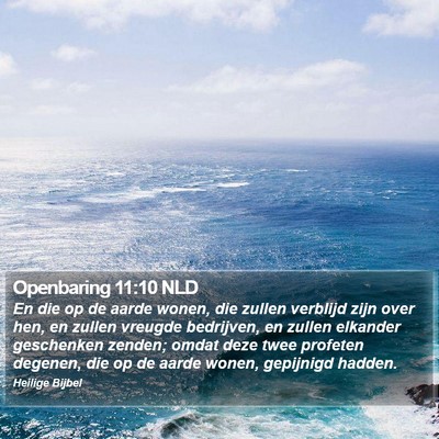 Openbaring 11:10 NLD Bible Verse Image
