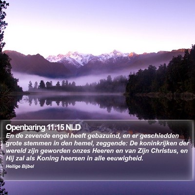 Openbaring 11:15 NLD Bible Verse Image