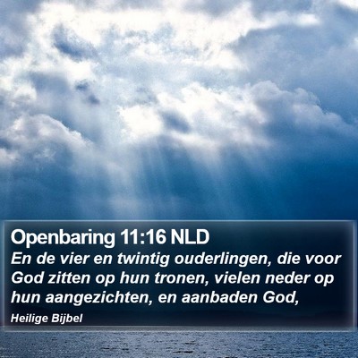Openbaring 11:16 NLD Bible Verse Image