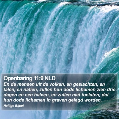 Openbaring 11:9 NLD Bible Verse Image