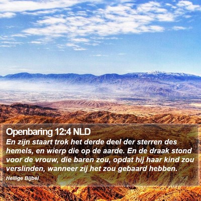 Openbaring 12:4 NLD Bible Verse Image
