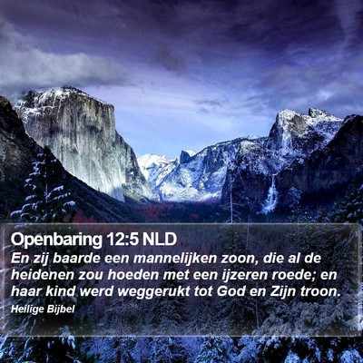Openbaring 12:5 NLD Bible Verse Image