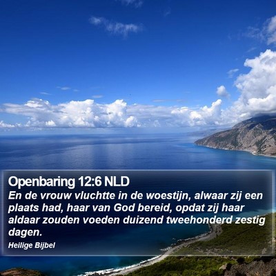 Openbaring 12:6 NLD Bible Verse Image
