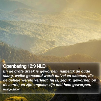Openbaring 12:9 NLD Bible Verse Image