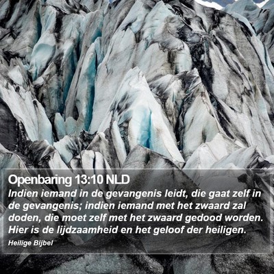 Openbaring 13:10 NLD Bible Verse Image