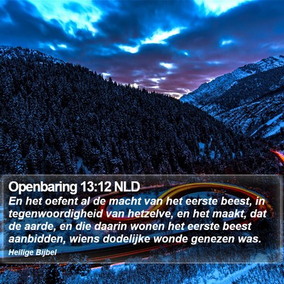 Openbaring 13:12 NLD Bible Verse Image