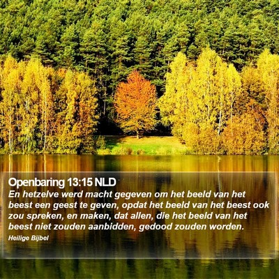 Openbaring 13:15 NLD Bible Verse Image