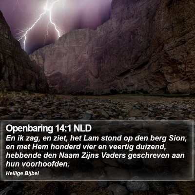 Openbaring 14:1 NLD Bible Verse Image