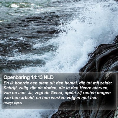 Openbaring 14:13 NLD Bible Verse Image