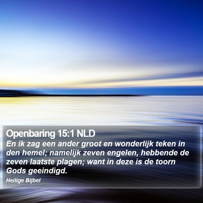 Openbaring 15:1 NLD Bible Verse Image