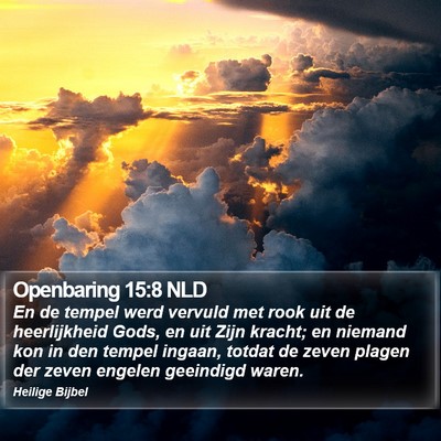 Openbaring 15:8 NLD Bible Verse Image