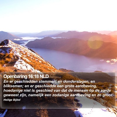 Openbaring 16:18 NLD Bible Verse Image