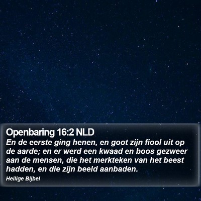 Openbaring 16:2 NLD Bible Verse Image