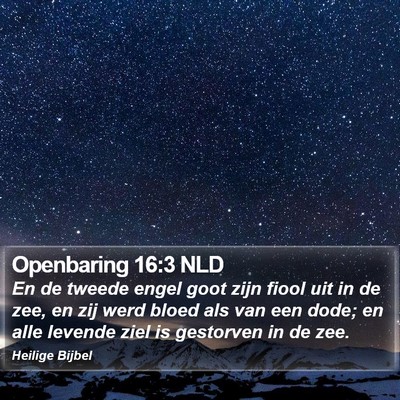 Openbaring 16:3 NLD Bible Verse Image