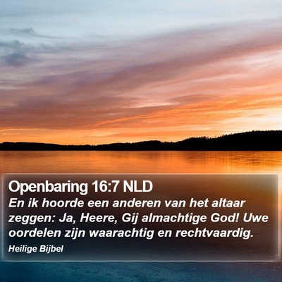 Openbaring 16:7 NLD Bible Verse Image